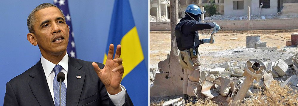 Presidente norte-americano declarou que seu governo levará a sério a proposta da Rússia, porém se mostrou cético quanto aos resultados de um acordo, pois os Estados Unidos pedem que Bashar Al Assad entregue suas armas químicas há anos, o que até agora não ocorreu