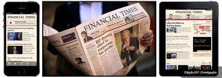 Jornal britânico vai descontinuar as edições dirigidas aos EUA, à Europa continental, ao Oriente Médio e à Ásia; "Nosso produto impresso vai derivar de nossa oferta na internet, e não ao contrário", afirmou o editor Lionel Barber; no ano passado as assinaturas digitais do FT superaram a circulação do jornal impresso pela primeira vez