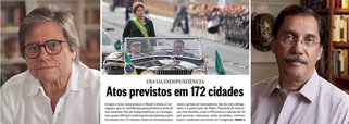 Análise ferina do jornalista Paulo Moreira Leite revela como era frágil o argumento de colunistas como Merval Pereira, do Globo, que defendiam que o Supremo Tribunal Federal desse uma resposta à sociedade antes do desfile de 7 de setembro – havia até quem previsse que a estátua da Justiça seria depredada por uma multidão enfurecida. "Interessados num eventual proveito político do julgamento, tentam chantagear as instituições da democracia, sem importar-se, sequer, com outros prejuízos de natureza cultural que o estimulo à baderna possa produzir", diz Moreira Leite; plano de Merval e do Globo, de usar o 7/9 como argumento para acelerar prisões, não funcionou