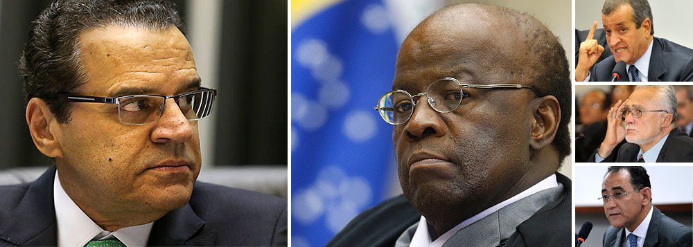 Na semana em que treze réus da AP 470, do chamado “mensalão”, devem cumprir pena, Secretaria-Geral da Mesa da Câmara, principal órgão de assessoria do presidente da Casa, Henrique Eduardo Alves (PMDB-RN), dará parecer contra decisão do STF, de Joaquim Barbosa, na questão de perda imediata de mandatos; medida beneficiaria deputados Valdemar Costa Neto (PR-SP), Pedro Henry (PP-MT), José Genoino (PT-SP) e João Paulo Cunha (PT-SP); impasse pode reabrir crise institucional entre os dois Poderes