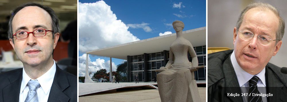 O blogueiro Reinaldo Azevedo, de Veja.com, aparentemente enlouqueceu; nesta madrugada, ele dá um chilique e diz que o ministro Celso de Mello, até recentemente exaltado pela Abril, "fala bobagem" e sugere até sua aposentadoria: "Vai!"