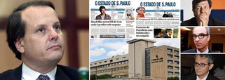 Jornal comandado por Francisco Mesquita Neto entregou um mandato ao banco Itaú-BBA, de Roberto Setubal, para encontrar alguém disposto a comprá-lo; foi oferecido ao Globo, de João Roberto Marinho, que rejeitou a oferta; no passado, Otávio Frias Filho, da Folha, cogitou adquirir o Estadão para fechá-lo e deixar de dividir o mercado anunciante de São Paulo; hoje está convencido de que pode "roubar" seus leitores com uma guinada editorial à direita