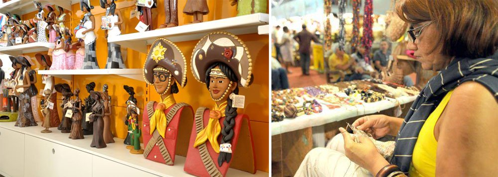 O Pavilhão de Exposições do Parque da Cidade recebe artistas de diversas regiões do mundo no 6º Salão Internacional de Artesanato; o evento reunirá mais de 100 estandes, somando quase 400 expositores; desde a edição de 2012, os organizadores do evento homenageiam um estado, neste ano é a vez de Pernambuco que trás como tema Pensa Numa Arte Arretada