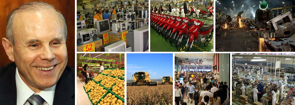 IBGE acaba de divulgar o crescimento do segundo trimestre: 1,5%, quando o topo das estimativas de mercado apontava 1,3%; crescimento em seis meses já é maior do que o previsto por instituições financeiras o ano todo; ontem, o ministro da Fazenda, Guido Mantega, afirmou que foi plantado no País um "pessimismo artificial"; investimentos também cresceram com força; ritmo anualizado é de 6%; para o ministro, a "confiança foi restaurada"