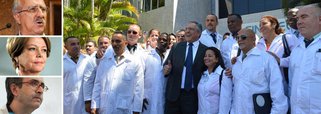 Ministro da Saúde falou grosso contra os que incitam o preconceito e a discriminação contra os médicos estrangeiros; "Não admitimos qualquer incitação ao preconceito e à xenofobia. Temos que receber de braços abertos médicos e médicas que aceitaram esse chamamento"; sobre o presidente do CRM-MG, que disse que orientaria médicos a não corrigir erros de cubanos, ele disse que seria "omissão de socorro"; mensagem também atinge colunistas, como Eliane Cantanhêde e Reinaldo Azevedo, que falam em "escravos"
