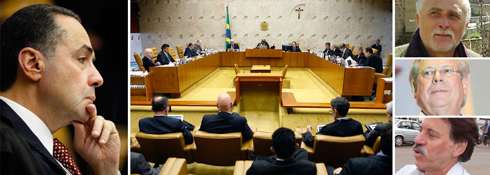 Já estão na pauta da sessão plenária da próxima quarta (25) do Supremo Tribunal Federal (STF) os pedidos da defesa dos principais condenados na Ação Penal 470; José Genoino quer a conversão do regime prisional de semiaberto para prisão domiciliar; José Dirceu e Delúbio Soares pedem a autorização para o trabalho externo; há ainda pedidos de Romeu Queiroz e Rogério Tolentino para realização de trabalho e estudos externos; ministro Luis Roberto Barroso é o novo relator de todos os pedidos; casos haviam sido engavetados pelo presidente demissionário do STF, Joaquim Barbosa