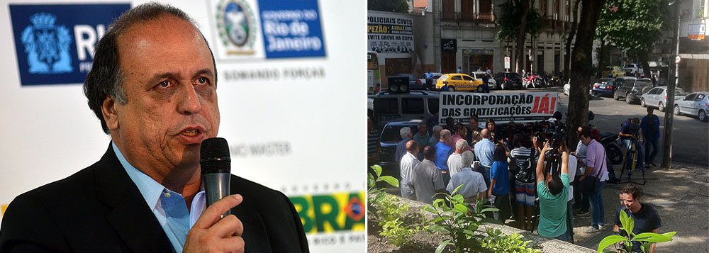 Reunião ocorre no Palácio Guanabara, sede do governo do Rio, e vai contar com a presença de uma comissão formada por cerca de 20 policiais; a principal reivindicação do grupo é a incorporação de gratificações ao salário, evitando que o policial afastado da função temporariamente tenha perdas salariais; além de aumento no vale-transporte e no vale-alimentação