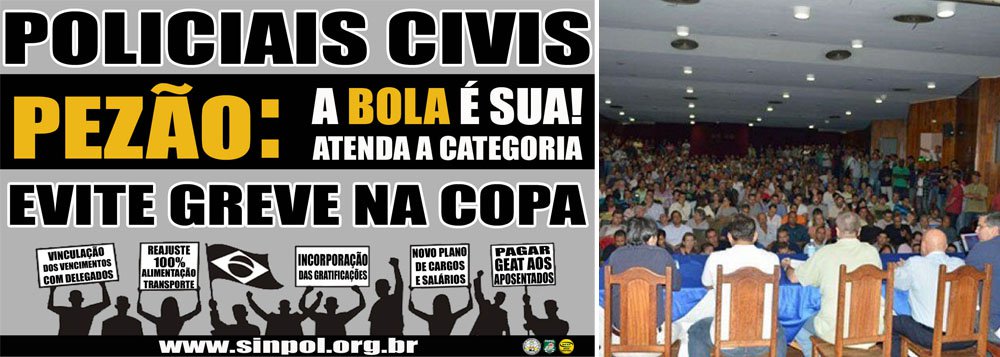 Presidente da entidade, Fernando Bandeira, informou que todos os setores do órgão vão aderir à paralisação por 24 horas, respeitando o mínimo de 30% em serviço, como determina a lei