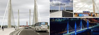 A prefeitura do Rio de Janeiro inaugurou uma ponte estaiada na Barra da Tijuca que marca a conclusão de 85% do segundo corredor de ônibus articulados da cidade, o BRT Transcarioca; batizada com o nome do cardeal dom Eugênio Salles (arcebispo da cidade durante 30 anos), a obra foi inaugurada com a presença do atual arcebispo, dom Orani Tempesta; também foram entregues as obras de modernização do Terminal Alvorada