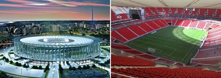 O Estádio Nacional de Brasília, modelo de sustentabilidade entre as arenas nacionais, passará a gerar energia solar no final do primeiro semestre deste ano; em operação, a usina solar fotovoltaica, que será implantada na cobertura da edificação, terá capacidade para gerar 3 mil MWh/ano, suficientes para o abastecimento de 60 mil casas do DF durante 365 dias