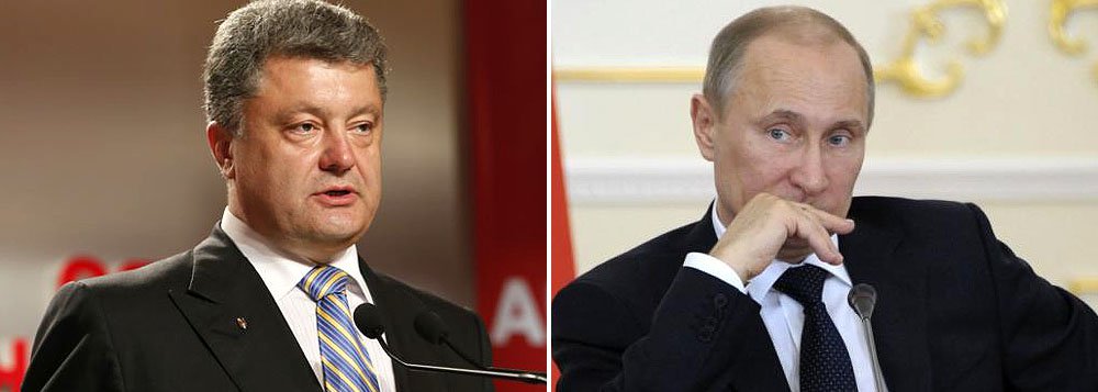 Presidente eleito da Ucrânia, Petro Poroshenko, manifestou-se disponível para se reunir com o presidente russo, Vladimir Putin, em meados de junho, apesar de garantir que Kiev nunca reconhecerá a anexação da Crimeia por parte da Rússia; além disso, país quer participação dos Estados Unidos e da UE em negociações 