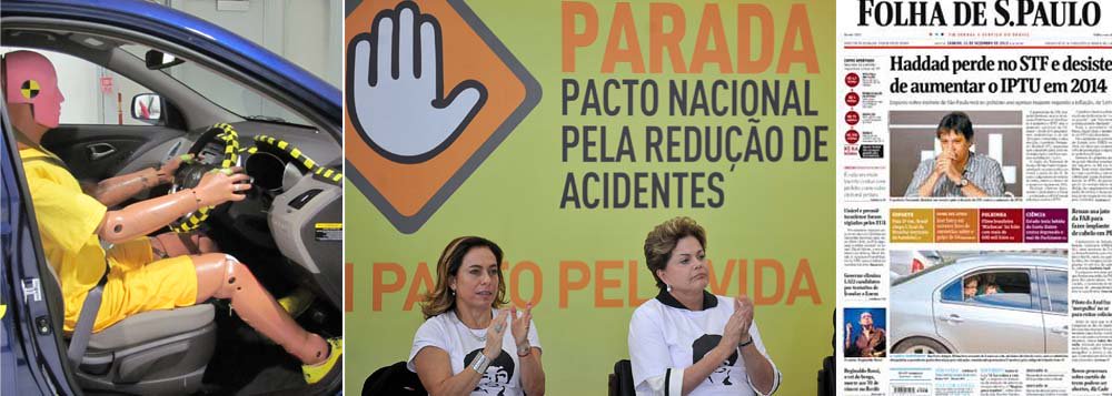 Estatuto da criança veda divulgação de fotos de menores de idade, mas atropelo da mídia familiar para noticiar infração da presidente Dilma Rousseff quebrou regras éticas que se pensavam consagradas; autocrítica zero; exposição de menor nem mereceu pedido de desculpas; governo toca programas de prevenção de acidentes, sanciona obrigatoriedade da cadeirinha e obriga carros a ter airbag; mas o que vale é agitar, certo?