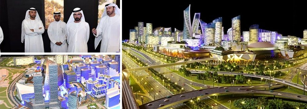 Projeto de um distrito de entretenimento e hotelaria vai incluir o maior shopping center do mundo no emirado,  com 743 mil m², conectado a um parque de diversões, cinemas, instalações para turismo de saúde e 100 hotéis e prédios de apartamentos com 20 mil quartos