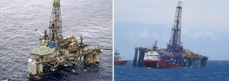 Plataforma de petróleo da empresa Noble Paul Wolf (SS-53), a serviço da Petrobras, já foi estabilizada: “A ANP interditou, por medida cautelar, a Sonda SS-53, até que sejam restabelecidas as condições regulamentares de segurança operacional. A Sonda SS-53, que se encontrava no Poço 7-MRL-222HPA-RJS, estava em operação de reentrada e completação do poço, que permanece fechado com tampões de cimento, não havendo risco de vazamento de hidrocarbonetos no mar”, diz a nota