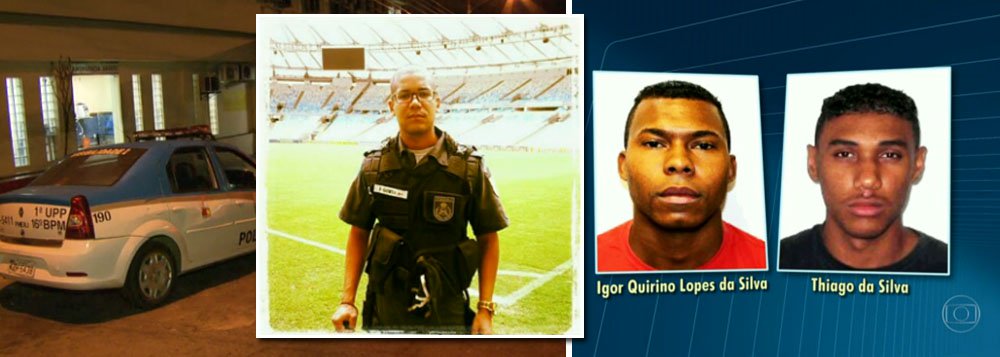 Disque-Denúncia está oferecendo uma recompensa de até R$ 10 mil para quem oferecer informações que levem às prisões de Igor Quirino Lopes da Silva e Thiago da Silva, suspeitos de matar um policial militar no Complexo do Alemão nesta semana. A recompensa é R$ 5 mil por cada suspeito