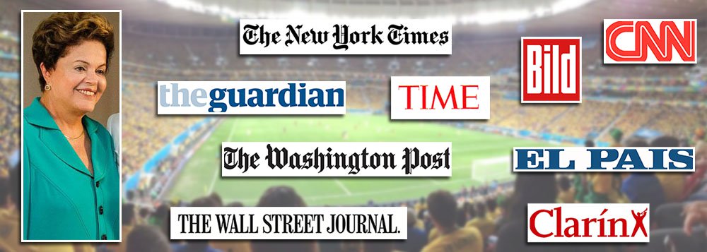 Na antevéspera de receber 15 chefes de Estado no jogo final da Copa do Mundo, no domingo, no Maracanã, e perto de iniciar uma reunião decisiva dos Brics, na próxima terça-feira, em Fortaleza, presidente Dilma Rousseff faz ofensiva na mídia global; ela concede entrevista a correspondentes estrangeiros no Palácio do Planalto após ter falado à rede americana CNN; em pauta, balanço da Copa do Mundo que encantou estrangeiros e formação do banco dos Brics, que será alternativa ao FMI; Dilma não quer deixar espaços vazios até a eleição de outubro