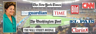 Na antevéspera de receber 15 chefes de Estado no jogo final da Copa do Mundo, no domingo, no Maracanã, e perto de iniciar uma reunião decisiva dos Brics, na próxima terça-feira, em Fortaleza, presidente Dilma Rousseff faz ofensiva na mídia global; ela concede entrevista a correspondentes estrangeiros no Palácio do Planalto após ter falado à rede americana CNN; em pauta, balanço da Copa do Mundo que encantou estrangeiros e formação do banco dos Brics, que será alternativa ao FMI; Dilma não quer deixar espaços vazios até a eleição de outubro