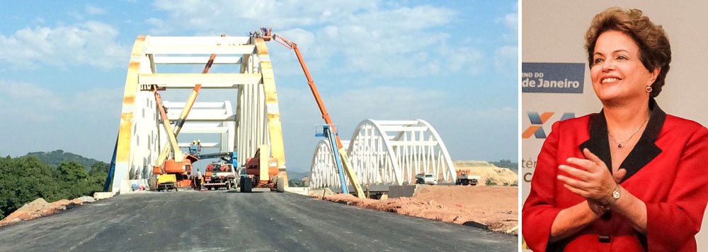 Um trecho de 71 quilômetros (km) do Arco Metropolitano do Rio de Janeiro será inaugurado, pela presidenta da República, Dilma Rousseff; o trecho liga a BR-040, em Duque de Caxias, até à BR-101 Sul, em Itaguaí, próximo ao porto daquele município; com 145 km de extensão, obra tem um orçamento total de R$ 1,9 bilhão