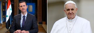"A delegação trouxe uma mensagem do presidente [da Síria, Bashar Al] Assad para o Santo Padre e representou a posição do governo sírio", disse um comunicado do Vaticano neste sábado 28, porém sem revelar o conteúdo da mensagem