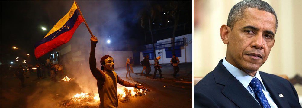 Em vez de fazer "falsas acusações" contra os diplomatas dos Estados Unidos, o governo da Venezuela deveria se focar nas "reivindicações legítimas" do povo, disse o presidente dos Estados Unidos, que pediu ao governo de Nicolás Maduro que liberte manifestantes detidos