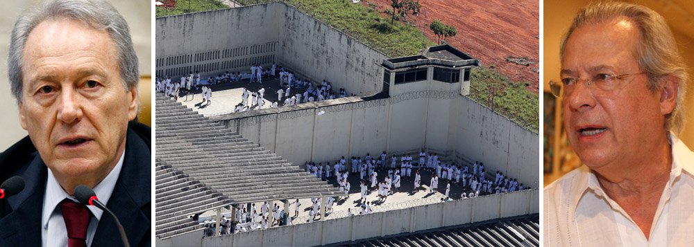 Presidente em exercício do STF, ministro Ricardo Lewandowski acata pedido de defesa do ex-ministro José Dirceu e determina que a Vara de Execuções Penais do Distrito Federal (VEP) analise o pedido de trabalho externo do petista; sindicância do Presídio da Papuda, em Brasília, considerou "improcedente" acusação de que Dirceu teria utilizado o celular dentro da penitenciária; suspensão da análise de benefícios do condenado foi determinada pelo juiz Bruno Ribeiro, filho de um ex-dirigente tucano; leia íntegra da decisão
