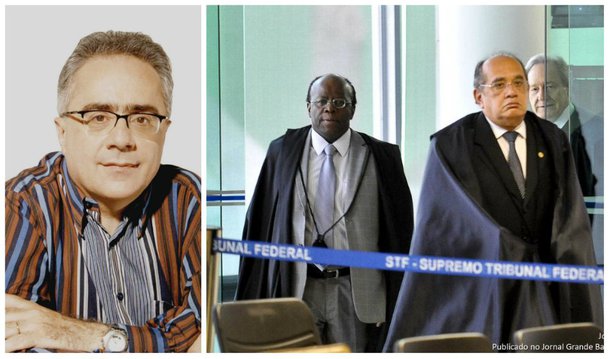 Colunista cita exemplos de abuso de poder do presidente e ministro do STF, “magistrados que mais tem o amparo da mídia; por consequência, tornaram-se a cara do Judiciário”; no caso de José Dirceu, diz que Barbosa tem impedido direito de regime semiaberto “meramente como demonstração de poder e vingança, um sujeito menor, atrabiliário, com uma postura indecente valendo-se exclusivamente de um poder pontual, o de presidente do STF”; já Gilmar Mendes impede que fim do financiamento privado de campanha eleitoral entre em vigor esse ano