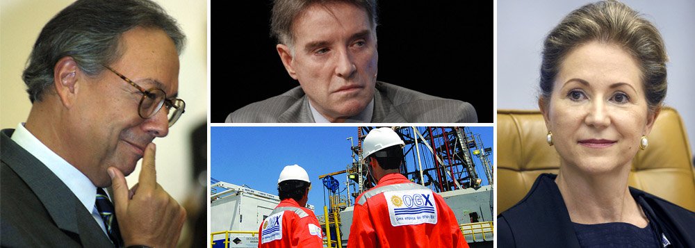 Com remuneração de R$ 1,7 milhão anuais, ex-ministro da Fazenda foi o grande medalhão do Conselho de Administração da OGX entre junho de 2008 e julho de 2013; ex-presidente do STF entrou depois, mas saiu junto; hoje Pedro Malan integra a alta diretoria do Banco Itaú, enquanto Ellen Grace estuda convites para ser candidata às eleições de outubro; mas acionistas minoritários da holding de Eike Batista, cujas ações viraram pó, não estão tão felizes quanto eles; na Justiça, entraram com ação por ressarcimento de prejuízos contra Malan, Eike e a Comissão de Valores Mobiliários; ex-ministro tucano diz não ter nada a declarar; será mesmo?