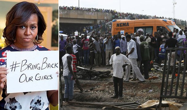 Duas divisões procuram pelas 200 garotas levadas mês passado por rebeldes islâmicos de uma escola secundária na vila de Chibok; os soldados estão na região de fronteira perto de Chad, Camarões e Níger, para trabalhar com outras agências de segurança; uma força-tarefa multinacional também foi ativada e equipamentos de vigilância foram implantados em apoio a dez equipes de busca; situação choca o mundo e foi condenada mais uma vez neste sábado (10) pela primeira-dama dos Estados Unidos, Michelle Obama