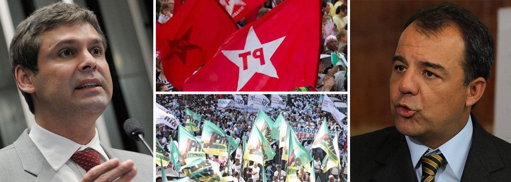 Partido não deixará até março cargos no governo de Sérgio Cabral mas, assim mesmo, em fevereiro, levará a palanque senador Lindbergh Farias; caso, porém, aliança entre PMDB e PT prevaleça, como querem os peemedebistas, candidatura própria petista será sacrificada; presidente Dilma, vice Michel Temer e ex-presidente Lula participam diretamente da negociação; paradoxo que envolve PMDB e PT no Rio continua sem definição