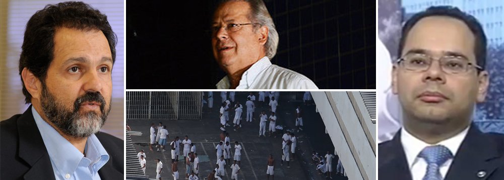 Abusos cometidos pelo juiz Bruno Ribeiro na execução das penas da do chamado "mensalão" serão investigados pelo Tribunal de Justiça do Distrito Federal; magistrado, que é filho de um dirigente do PSDB no Distrito Federal, se dirigiu diretamente ao governador Agnelo Queiroz sobre supostas regalias na Papuda, sem ter competência para tanto; Ribeiro também se nega a avaliar o pedido de trabalho externo de José Dirceu e o mantém em regime fechado há mais de quatro meses, desrespeitando a decisão do Supremo Tribunal Federal