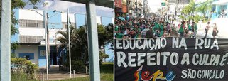Em greve há quase dois meses, os servidores da rede municipal de educação de São Gonçalo, região metropolitana do Rio, querem abrir um canal de negociação com o governo para por fim ao movimento; a categoria reivindica melhores condições de trabalho, além de um terço da carga horária para o planejamento de aulas, 30% de aumento salarial, eleição direta para cargos de direção nas escolas, que atualmente são preenchidos por indicação e pagamento integral do vale transporte