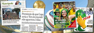 Neste fim de semana, Estado de S. Paulo, Folha e até Veja reconhecem o erro dos que previram caos durante o Mundial de 2014; na Folha, "prenúncio de que Copa seria o 'fim do mundo' não aguentou 3 dias"; no Estado, "apesar de problemas, Copa vence o caos"; em Veja, a mesma que previa que os estádios ficariam prontos apenas em 2038, "Só alegria até agora"; será que você foi enganado pelos arautos do "Imagina na Copa"?