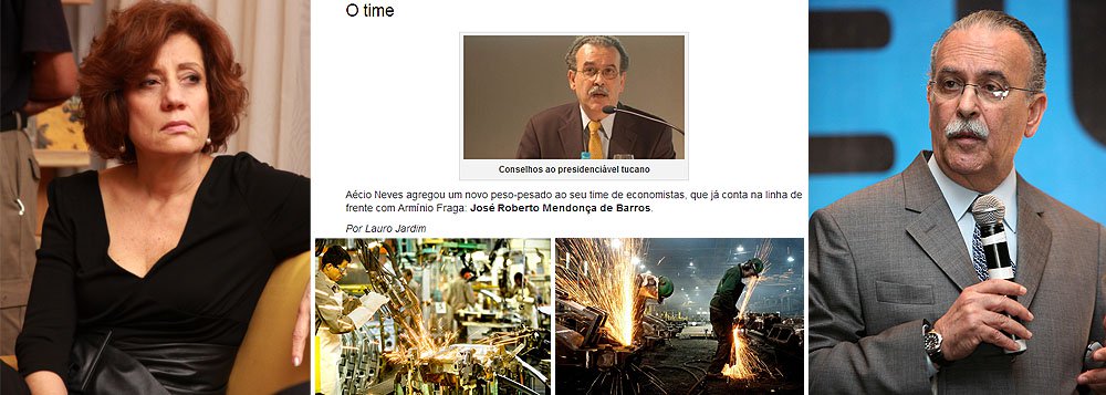 Em sua coluna no Globo, a jornalista Miriam Leitão entrevista o economista José Roberto Mendonça de Barros, ex-secretário de Política Econômica de FHC, que fala em desânimo generalizado no setor empresarial; detalhe: a análise de Mendonça de Barros não é absolutamente isenta; neste mês de dezembro, ele passou a integrar o time de economistas do presidenciável tucano Aécio Neves (o que ela não diz aos seus leitores); número divulgado hoje pela FGV aponta justamente o inverso: a confiança dos empresários cresceu