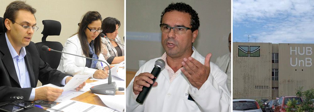 A Comissão de Educação, Saúde e Cultura da Câmara Legislativa do DF decidiu convidar o diretor do Hospital Universitário de Brasília, Hervaldo Carvalho, para que ele explique a crise naquela unidade de saúde; os distritais buscam informações para evitar possibilidade de demissão em massa de servidores, incluindo médicos e enfermeiros