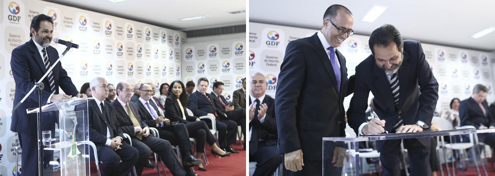 A declaração foi do governador do DF, Agnelo Queiroz, nesta quarta-feira (4), durante solenidade da posse do novo secretário de Educação, Marcelo Aguiar; "Temos a meta de eliminar o analfabetismo, não só diminuir. O Marcelo está com essa missão. Vamos alfabetizar 15 mil pessoas em 2014", disse o gestor