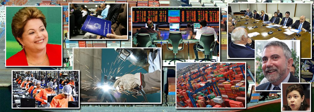 Em semana aberta com bolsa em alta expressiva, dólar em baixa e recuperação nas exportações, economia brasileira ganha até aval de Prêmio Nobel de Economia Paul Krugman; geração de 260 mil novos empregos em fevereiro emparedou analistas que baixam as cartas do pessimismo na mídia tradicional e familiar; tropa de choque da agência de classificação de risco Standard &amp; Poor´s não irá, na avaliação de Delfim Netto, rebaixar nota do Brasil; diante da crise mundial, manutenção do BBB será encarado como uma promoção; momento é favorável aos realistas