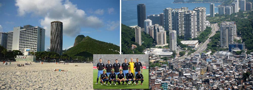 Definido como "entre praia e favela", com vista para "a maior favela do Brasil" e "ainda por cima com esgoto a céu aberto na frente", um dos mais importantes jornais da Inglaterra detona Royal Tulip, em São Conrado; cinco estrelas foi escolhido por federação do país para alojar o English Team durante a Copa de 2014; mazelas brasileiras começam a ser mostradas com preconceito ou nós é que fingimos que não as vemos?, em 2010, hotel foi invadido por quadrilha armada que só sai de lá após acordo com o traficante Nem da Rocinha, hoje preso