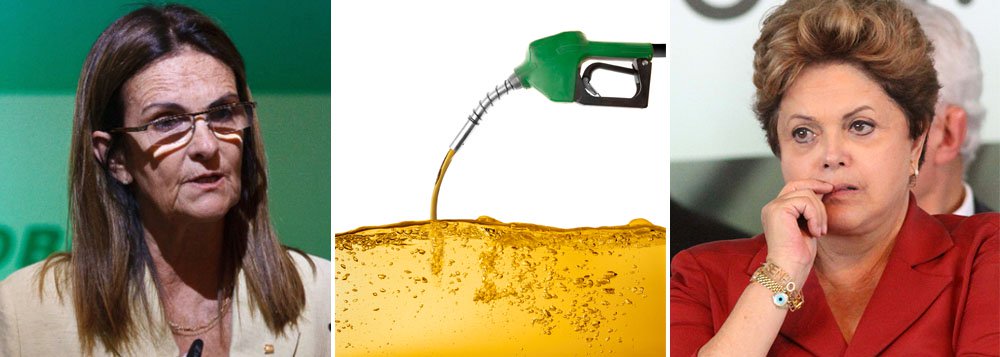 Após encontro da presidente da Petrobras, Graça Foster, com a presidente Dilma Rousseff, auxiliares do Planalto avaliam que a desvalorização cambial não deixa muitas alternativas. Nos cálculos da estatal, a defasagem entre os preços internacionais e nacionais chegou a 30% na semana passada, após o dólar superar a marca de R$ 2,40