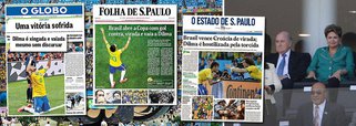 Elas estão destacadas na Folha, no Estado de S. Paulo e no Globo, assim como o foram nos telejornais de ontem; partiram de ala Vip do Itaquerão e refletiram, apenas, o comportamento de manada dos estádios de futebol; provavelmente, teriam ocorrido contra qualquer outro presidente; na tarde de ontem, havia muito mais em jogo do que o comportamento de parte da torcida que começou a hostilizá-la perto da área de imprensa, como, por exemplo, o fato de o Itaquerão ter passado pelo teste de fogo e de o dia ter transcorrido sem protestos graves e com transporte de qualidade para os torcedores; do episódio da vaia, emerge uma única certeza: Folha, Estado e Globo fazem parte da torcida organizada anti-Dilma