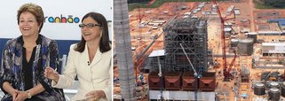 A presidente Dilma Roussef e a governadora do Maranhão, Roseana Sarney (PMDB) inauguram na tarde desta quinta-feira a fábrica da Suzano;  a unidade integra um total de 55 grandes empreendimentos que entraram em operação no estado nos últimos cinco anos; juntos, somam R$ 59,3 bilhões em investimentos privados