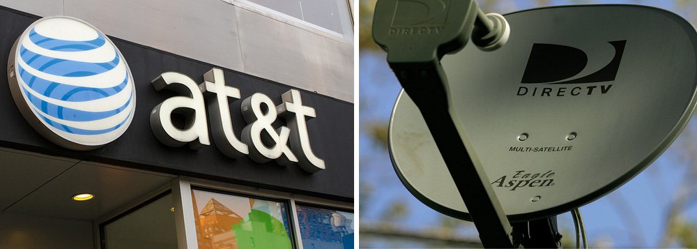 A AT&amp;T vem mantendo discussões para comprar a DirecTV por cerca de 50 bilhões de dólares e vem trabalhando para finalizar o negócio