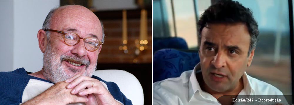 "Aécio atira para todo lado, mas não consegue definir um alvo capaz de transformar suas falas em notícia de destaque. Não dá lead, não dá manchete, a exemplo do que acontecia com outro tucano notório, o ex-governador paulista Franco Montoro. O grande desafio do candidato é saber o que e para quem quer falar. Em sua última coluna semanal na Folha, que ele vem dedicando integralmente a fazer campanha, o candidato falou da "rica experiência ao participar de um debate ao vivo na internet"", afirma o jornalista Ricardo Kotscho