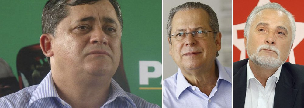 Após divulgação de nota pouco crítica da Direção Nacional do PT sobre as ilegalidades nas prisões dos condenados na AP 470, o líder do partido na Câmara, José Guimarães, faz duras acusações ao presidente do STF, Joaquim Barbosa; "manifesto perplexidade e profunda contrariedade com as ilegalidades cometidas pelo presidente do STF, Joaquim Barbosa, na condução do caso dos réus da Ação Penal 470 que foram condenados à prisão, entre eles os companheiros José Dirceu e José Genoino, ex-presidentes do PT. Não se pode atropelar a lei para dar demonstrações de vaidade e buscar os holofotes da mídia, como tem feito o presidente da Suprema Corte", afirma