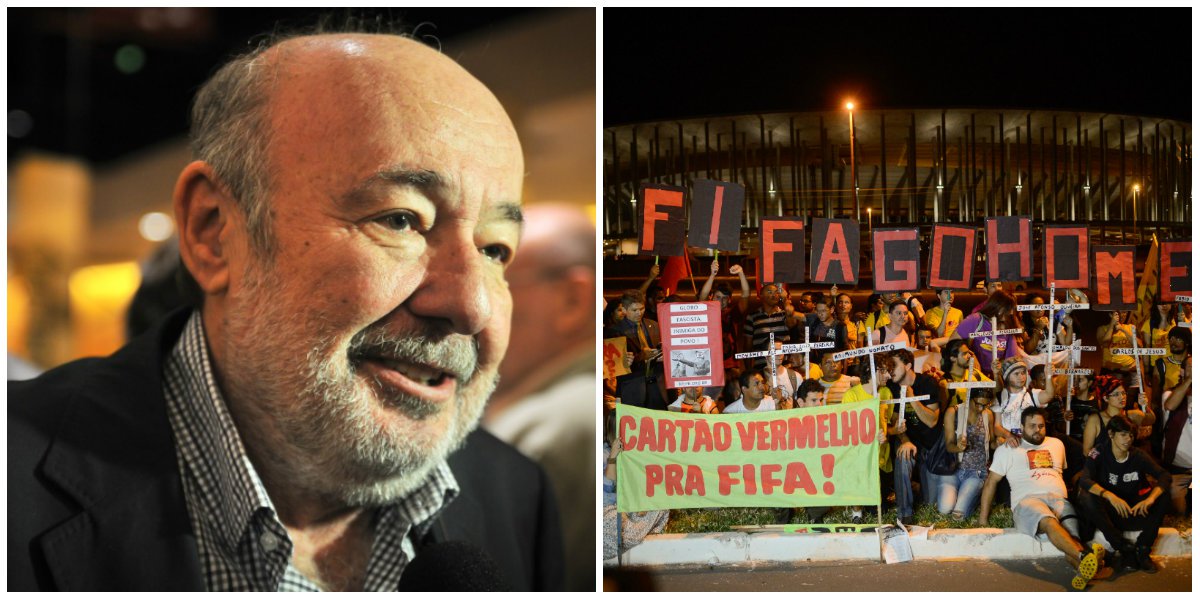 Jornalista escreve que as "anunciadas pomposamente como o 'Dia Internacional de Lutas Contra a Copa' por líderes sem cara e sem nome, as manifestações de protesto programadas nesta quinta-feira em todo o País e até no exterior terminaram num retumbante fracasso e, mais uma vez, em atos de vandalismo"; para ele, "este foi apenas mais um factoide midiático"