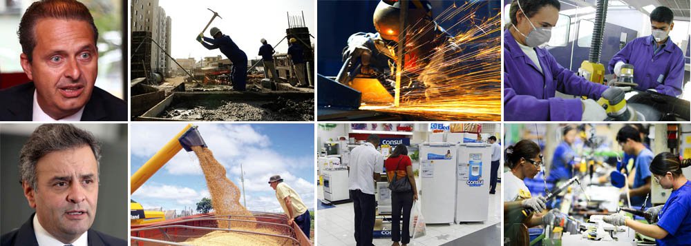 Presidenciável pelo PSB, Eduardo Campos classificou como "lamentável" o crescimento de 0,2% no primeiro trimestre do ano e afirmou que a economia brasileira só vai melhorar "quando houver a mudança política que o País espera"; Instituto Teotonio Vilela, do PSDB de Aécio Neves, diz que crescimento divulgado hoje pelo IBGE foi "mais um pibinho de Dilma"; "O resultado, um fiasco por si, torna-se ainda pior quando visto nos detalhes", escreve o ITV