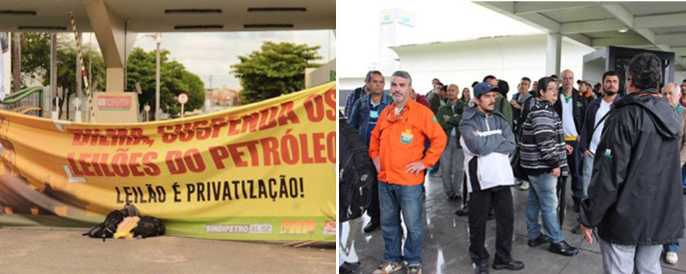 Os trabalhadores pedem o cancelamento do leilão da área petrolífera de Libra, no pré-sal, marcado para segunda-feira, além de melhorias salariais; greve segue por tempo indeterminado, disseram os sindicatos; a Petrobras informou que está tomando, como de praxe neste tipo de situação, todas as medidas necessárias para garantir suas operações, "de modo a não haver qualquer prejuízo às atividades da empresa e ao abastecimento do mercado, sendo mantidas as condições de segurança dos trabalhadores e das instalações da companhia"