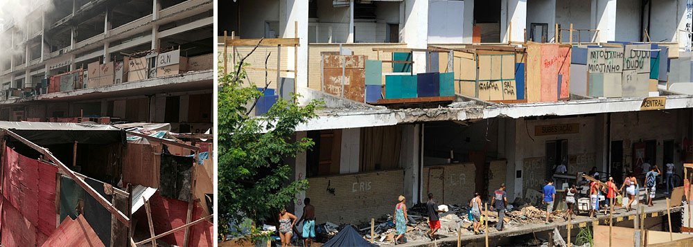 Espaço no Engenho Novo, zona norte da cidade, foi ocupado por famílias sem teto em abril; anúncio foi feito pelo prefeito Eduardo Paes no fim de semana, durante a entrega das últimas unidades do Bairro Carioca, em Triagem, destinado a moradores de áreas de risco