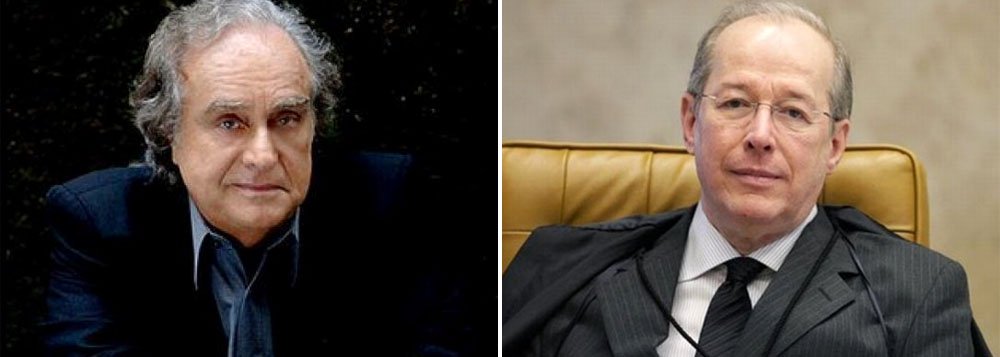 Antecipando o voto de Celso de Mello pelos embargos, o colunista Arnaldo Jabor publica um artigo com as mãos trêmulas e diz que o Brasil está prestes a assistir a "vitória para os bolcheviques e corruptos lobistas"; segundo ele, o direito de defesa é apenas uma "questiúncula" do regimento do Supremo Tribunal Federal