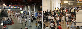 O concessionário do aeroporto de Guarulhos, GRU Airport, em São Paulo, receberá R$ 3,48 bilhões em empréstimos, enquanto a Inframérica, concessionário do aeroporto de Brasília, receberá R$ 797,1 milhões; recursos destinam-se à ampliação, modernização e exploração da infraestrutura dos dois terminais