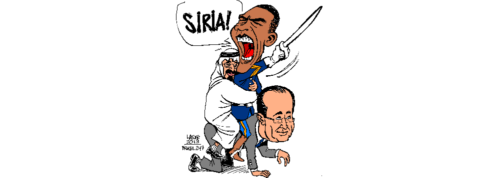Com apoio dos árabes amigos e apenas do francês François Hollande, Barack Obama prepara seu ataque à Síria